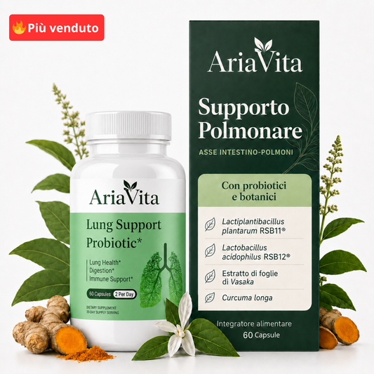 AriaVita Probiotici per il supporto polmonare